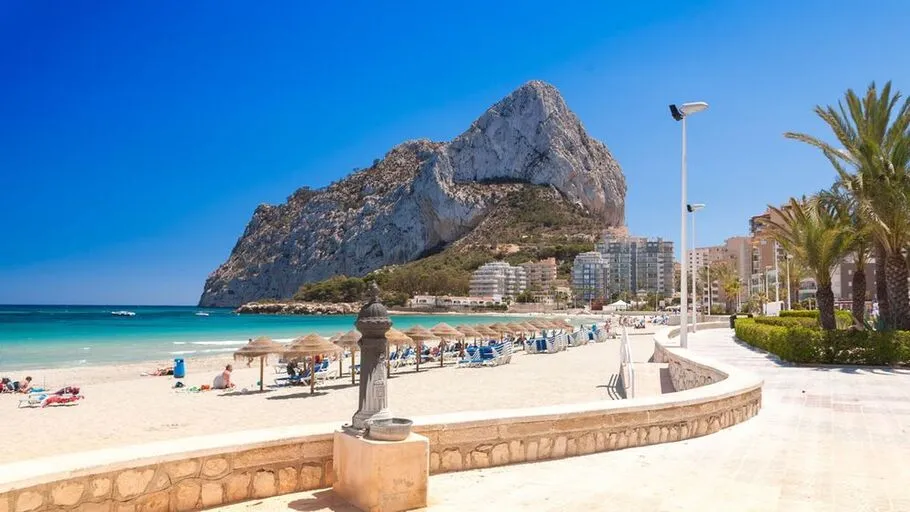 Playa de la Fossa. Кальп