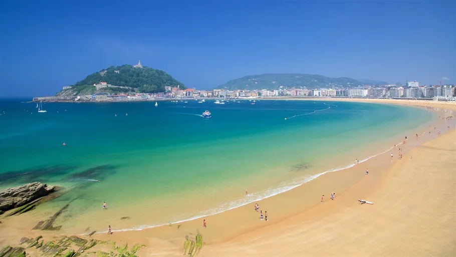 Playa de la Concha, Сан-Себастьян