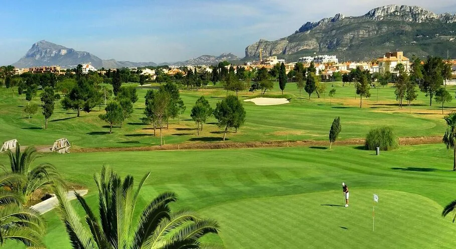 Golf course in Calpe, Spain