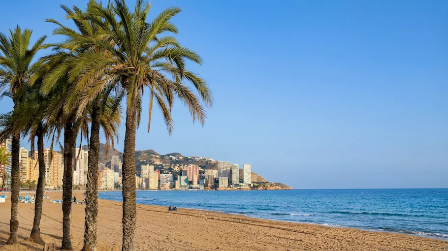 Pláž Levante, Benidorm 